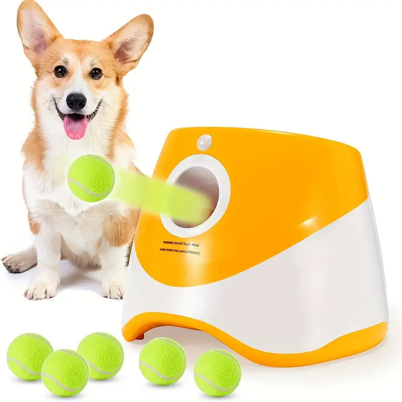 Outdoor Elastic Tennis Ball Launcher for Dogs