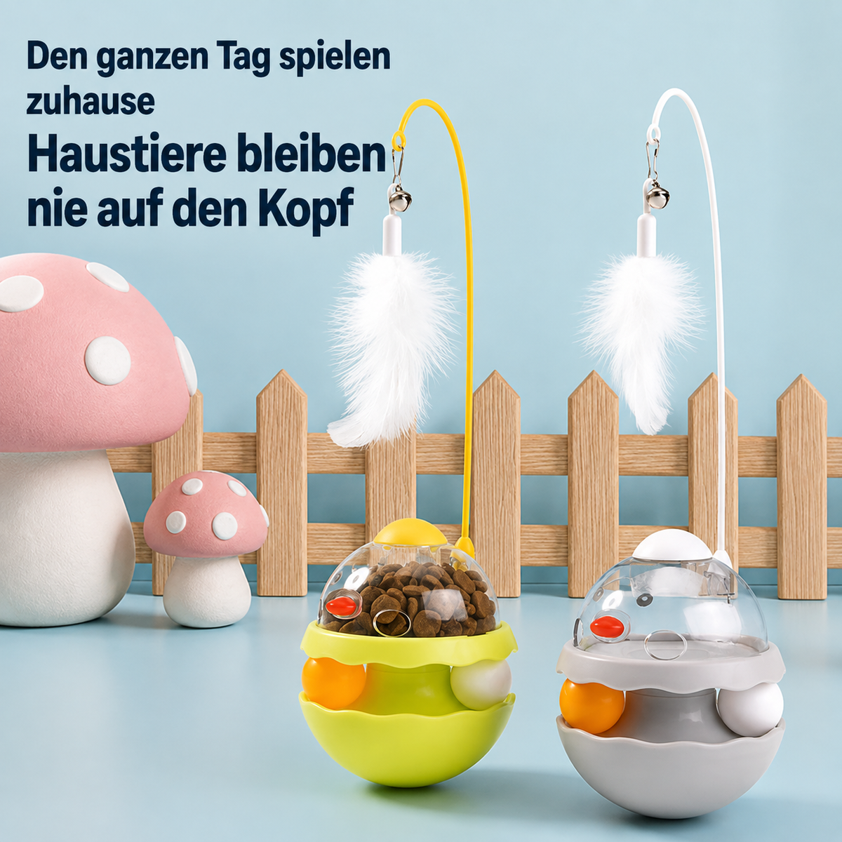 Wigglefolk Interaktives Katzenspielzeug – Wackelspielzeug